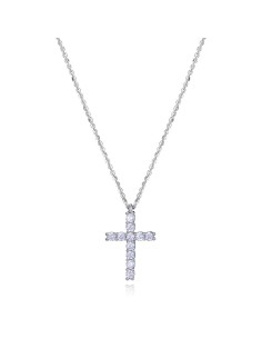Collar Viceroy Jewels de plata de ley con baño de rodio y circonitas para mujer