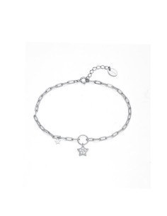 Pulsera Viceroy Jewels de palta de ley con baño de rodio y circonitas para mujer