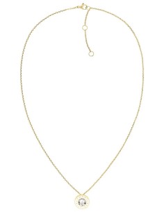 Colgante Tommy Hilfiger de acero e ip dorado