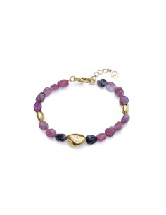 Pulsera Viceroy Fashion de acero ip dorado con piedras para mujer
