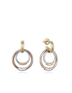 Pendientes Viceroy Fashion de acero e ip rosa y dorado para mujer