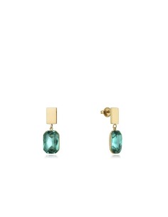 Pendientes Viceroy Fashion de acero e ip dorado con cristales para mujer