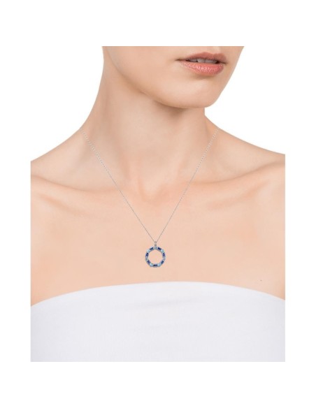 Collar Viceroy Jewels de plata de ley con baño de rodio y circonitas para mujer