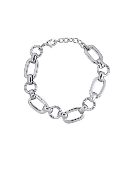 Pulsera Vidal&Vidal plateada con eslabones de 17+3 cm