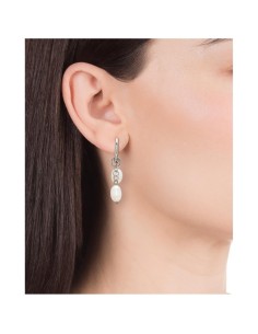 Pendientes Viceroy Fashion de acero con cadena y perlas para mujer 2