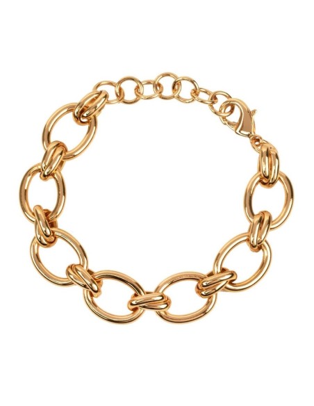 Pulsera de metal Acabada en Oro 18Kt Eslabones