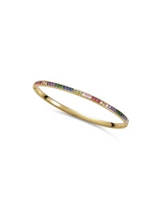 Pulsera Viceroy Fashion de acero dorado con circonitas de color para mujer
