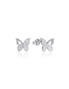 Pendientes Viceroy Jewels de palta de ley Mariposa con circonitas