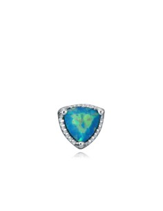 Pendiente suelto Viceroy Jewels de plata de ley opalo azul
