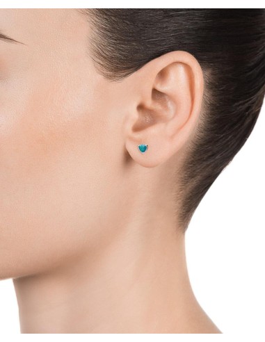 Pendiente suelto Viceroy Jewels de plata de ley opalo azul
