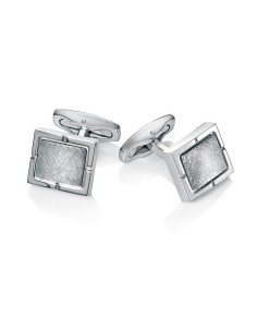 Gemelos Viceroy hombre acero bicolor estilo Magnum elegante y masculino