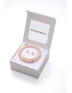 Pack de pulsera y pendientes en plata
