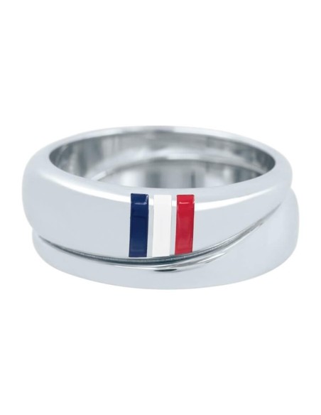 Anillo Tommy Hilfiger bandera esmalte
