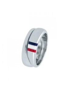 Anillo Tommy Hilfiger acero bandera