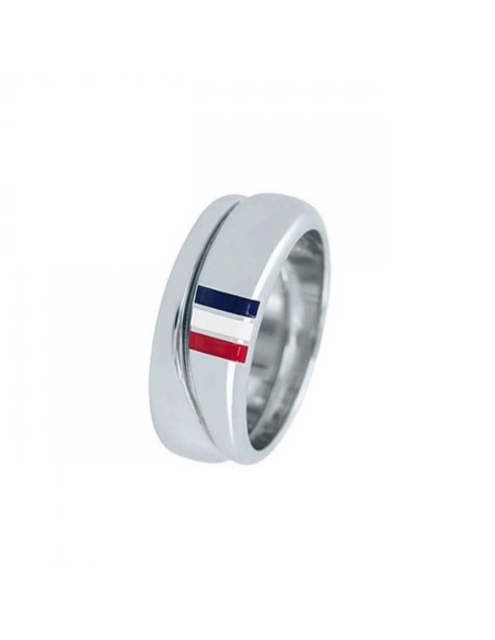 Anillo Tommy Hilfiger acero bandera