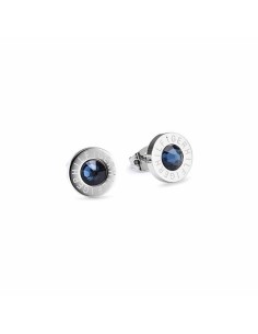 Pendientes Tommy Hilfiger de acero. Botón con logotipo