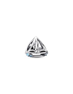 Charm Colgante Barco de Vela en Plata de Ley con Circonitas – Pandora Moments