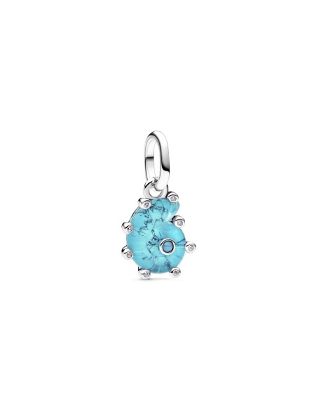 Charm Colgante Caracola de Cristal de Murano Azul Pandora 793900C01 – Plata de Ley 925 & Esmalte Turquesa