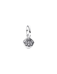 Charm Mini Colgante Concha Brillante en Plata de Ley con Circonitas – Pandora Moments