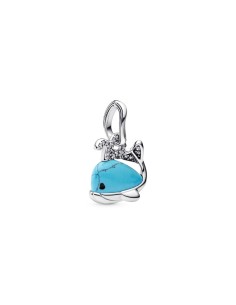 Charm Colgante Ballena Turquesa en Plata de Ley – Pandora Moments
