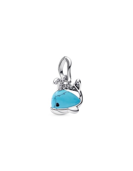 Charm Colgante Ballena Turquesa en Plata de Ley – Pandora Moments