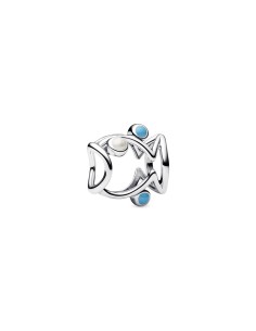 Charm Pez Calado en Plata de Ley con Esmalte Turquesa – Pandora Moments