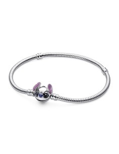 Pulsera Cadena de Serpiente Stitch de Disney en Plata de Ley – Pandora Moments