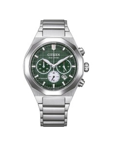 Reloj Citizen CA4691-59X Zenshin Senkei - Cronógrafo Eco-Drive en Super Titanium™ Verde | 