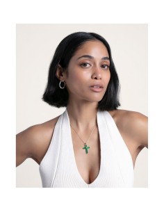 Pendientes Viceroy Jewels de plata de ley con baño de oro y circonitas para mujer 2