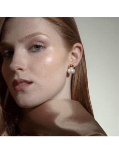 Pendientes Viceroy Fashion 14203E01012 de Acero IP Dorado con Perla Sintética 2