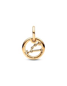  Charm Colgante con un recubrimiento en oro de 14k Zodiaco Tauro Pandora 2