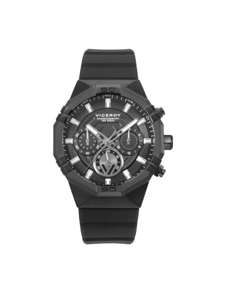 Reloj Viceroy Neo Cronógrafo Hombre 45017-55 – Acero y Silicona Negra
