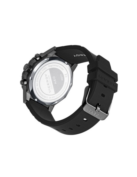 Reloj Viceroy Neo Cronógrafo Hombre 45017-55 – Acero y Silicona Negra