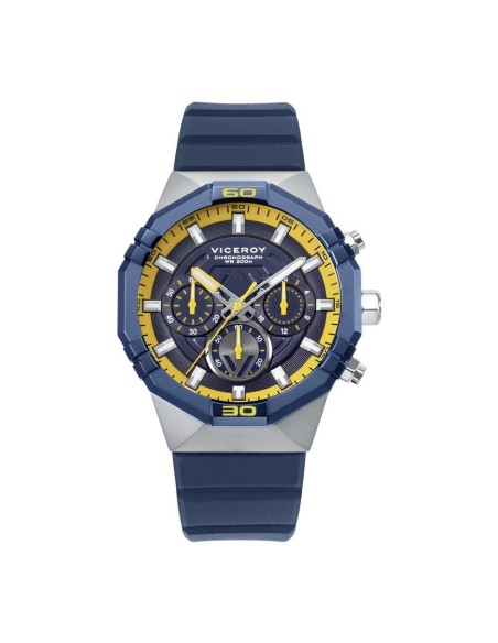 Reloj Viceroy Neo Cronógrafo Hombre 45017-35 – Acero y Silicona Azul