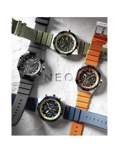 Reloj Viceroy Neo Cronógrafo Hombre 45017-35 – Acero y Silicona Azul