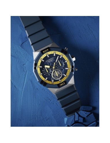 Reloj Viceroy Neo Cronógrafo Hombre 45017-35 – Acero y Silicona Azul