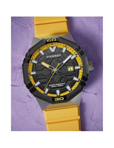 Reloj Viceroy Neo Hombre 45015-57 – Acero y Silicona Amarilla