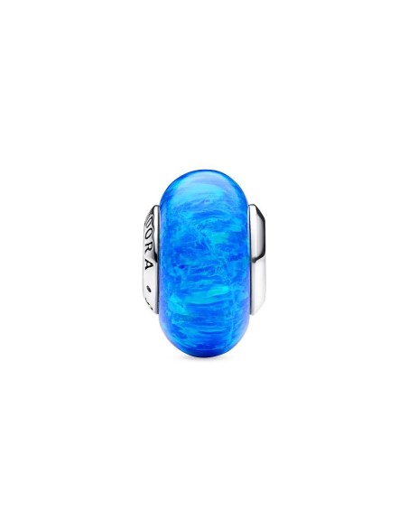 Charm en plata de ley Océano Opalescente Azul Profundo Pandora