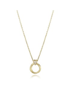 Collar Viceroy 13207C100‑30 – Plata 925 Baño Oro con Circonitas