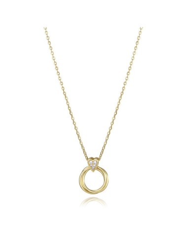 Collar Viceroy 13207C100‑30 – Plata 925 Baño Oro con Circonitas