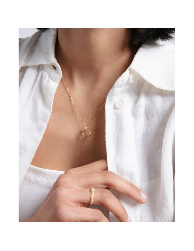 Collar Viceroy 13207C100‑30 – Plata 925 Baño Oro con Circonitas