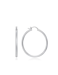Pendientes Viceroy Jewels de plata de ley tipo aro de 40x2 mm para mujer