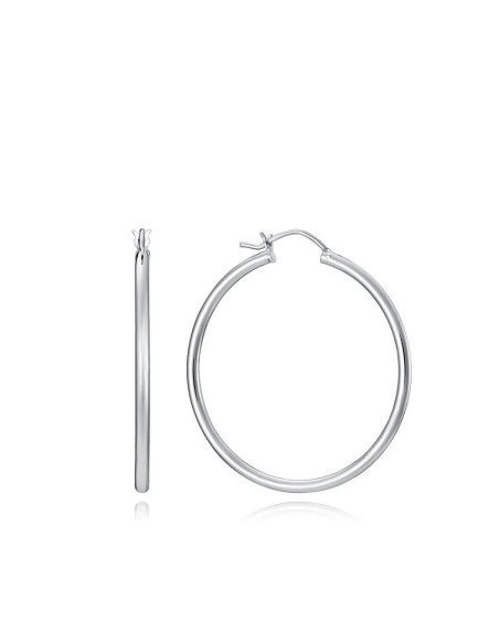 Pendientes Viceroy Jewels de plata de ley tipo aro de 40x2 mm para mujer