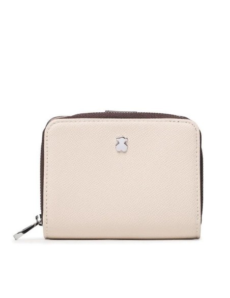 Tous 2001689901, Billetera New Dubai Saf Tri-Beige, Pequeña Women's, One Size