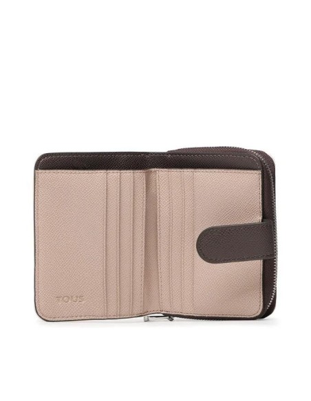 Tous 2001689901, Billetera New Dubai Saf Tri-Beige, Pequeña Women's, One Size
