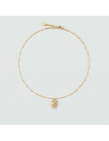 Collar Corto TIARE Caracola con Baño de Oro | Agatha París


