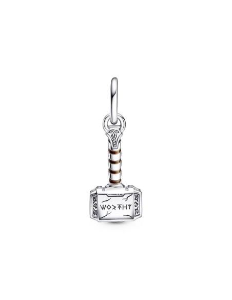 Charm Colgante en plata de ley Martillo de Thor Los Vengadores de Marvel
