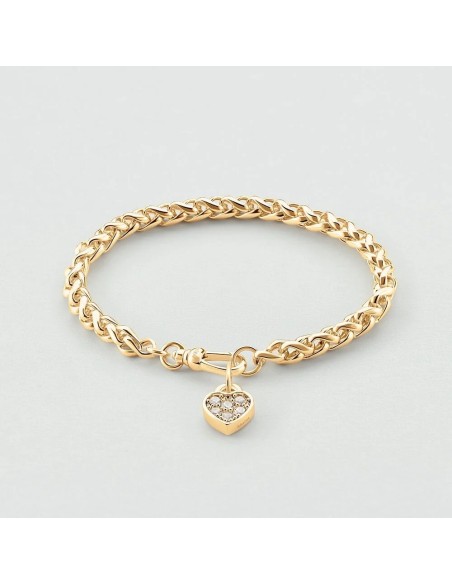 Colgante TALISMANS Corazón con Circonita en Oro | Agatha París