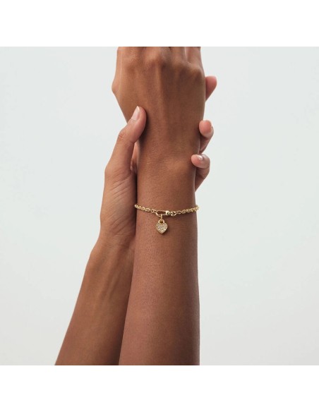 Colgante TALISMANS Corazón con Circonita en Oro | Agatha París