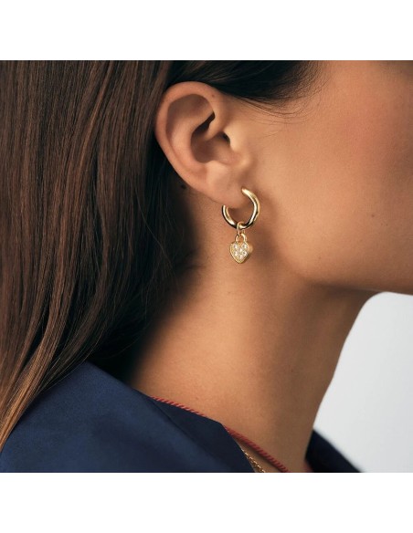 Colgante TALISMANS Corazón con Circonita en Oro | Agatha París